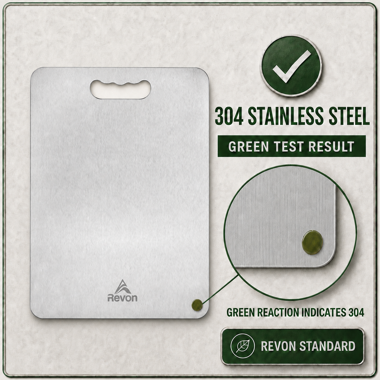 304 stainless steel green test